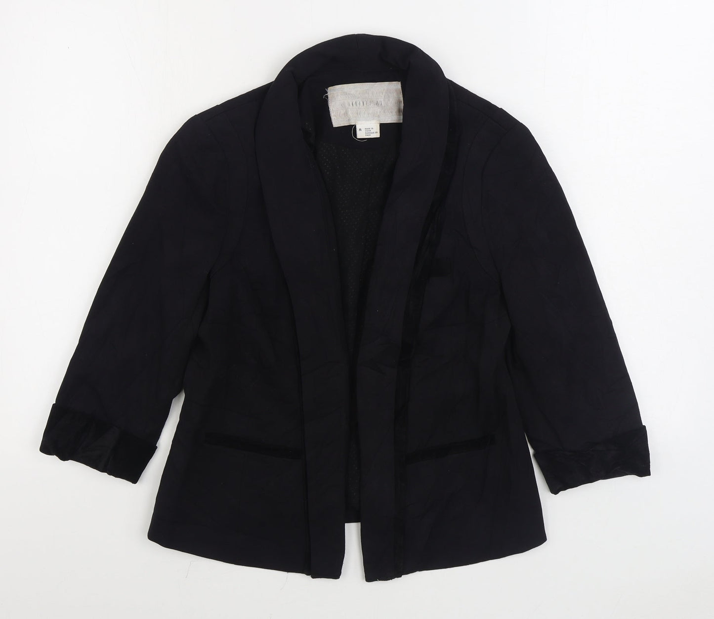 Oooperative Womens Black Jacket Blazer Size M