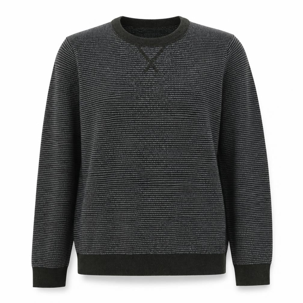 Marks and Spencer Womens Grey Round Neck Cotton Pullover Jumper Size S