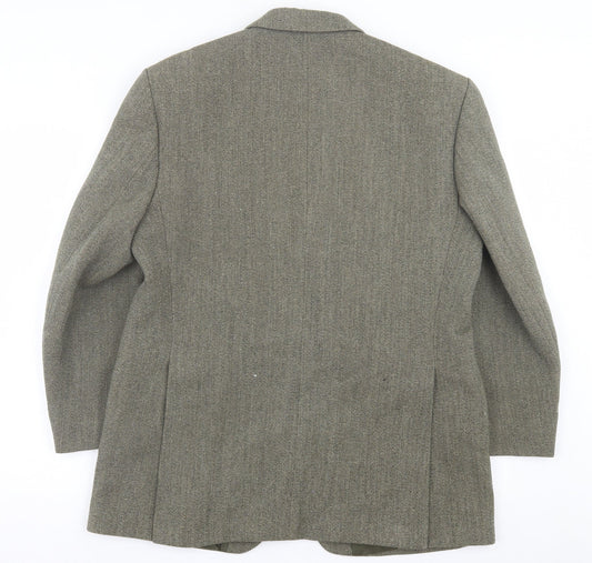 Neil Mackay Mens Green Wool Jacket Suit Jacket Size 40