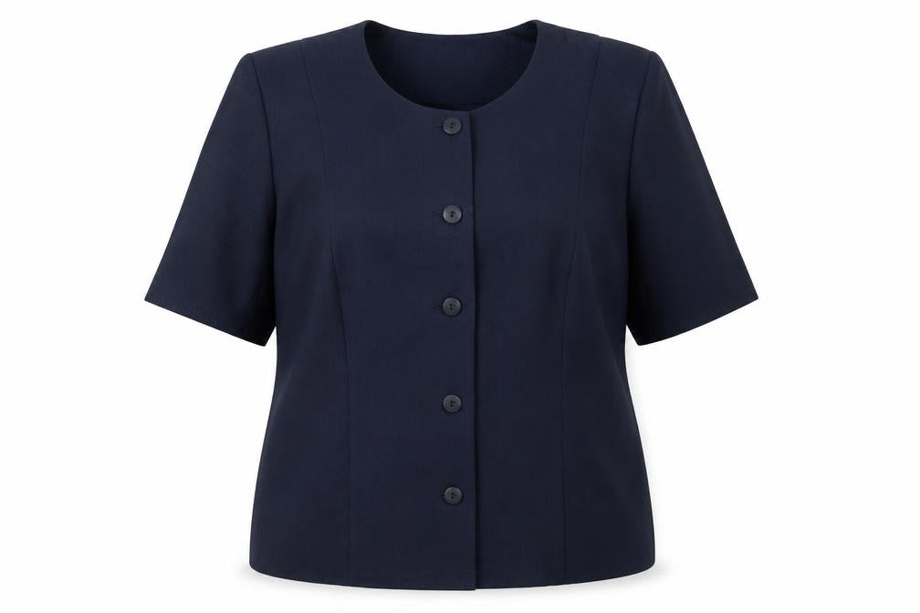 Gordon Wyatt Womens Blue Jacket Blazer Size 22