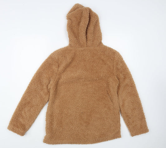 NEXT Womens Brown Polyester Pullover Hoodie Size 8 Pullover