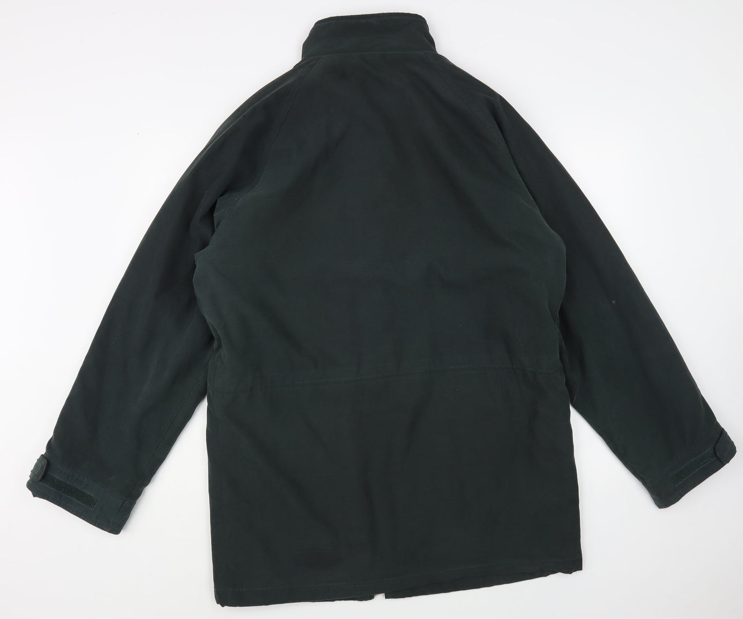 BHS Womens Green Parka Jacket Size L Zip