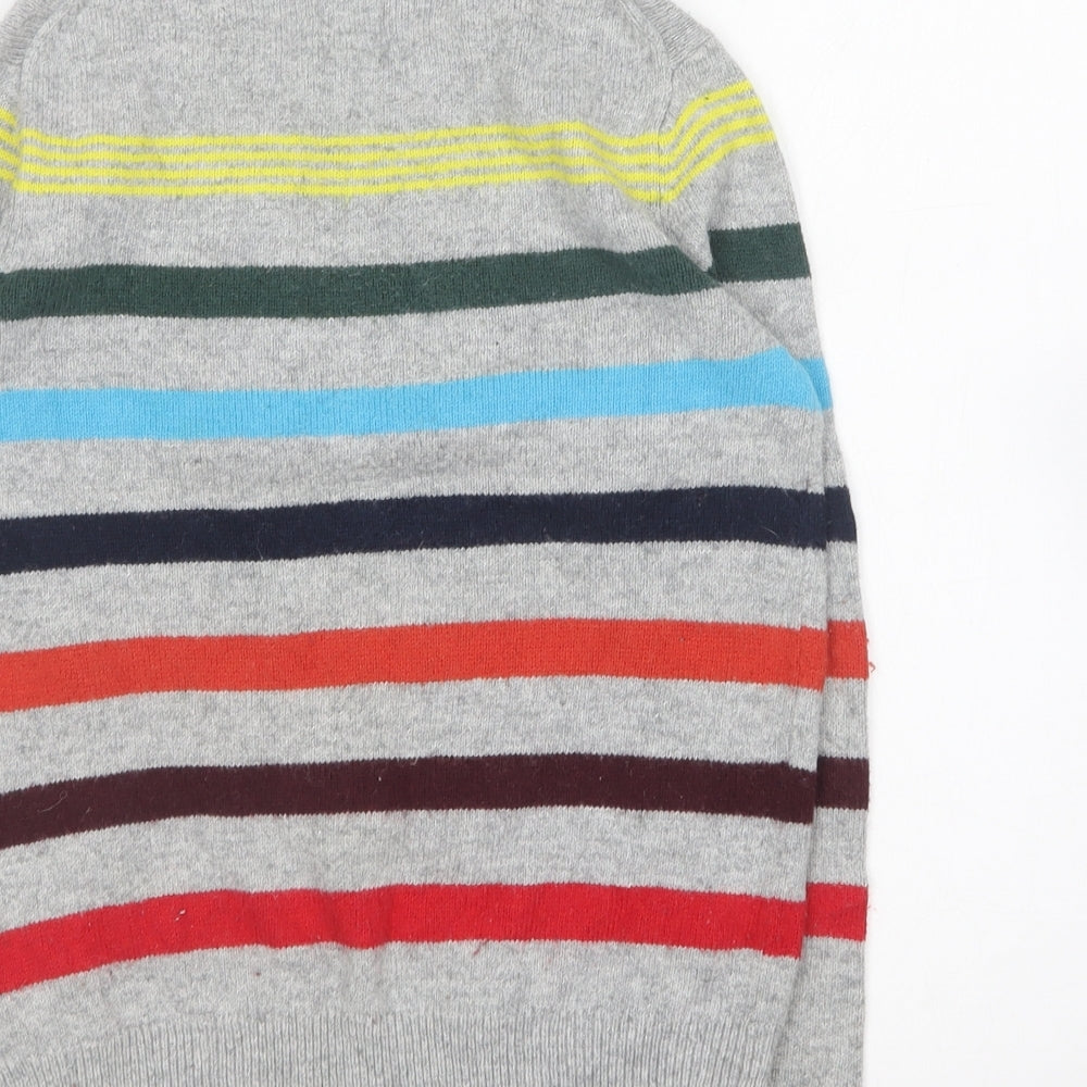 Gap Boys Multicoloured Round Neck Spotted Cotton Pullover Jumper Size S