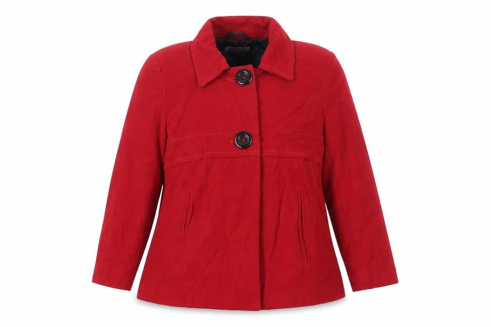 Marks & Spencer Womens Red Jacket Size 12 Button
