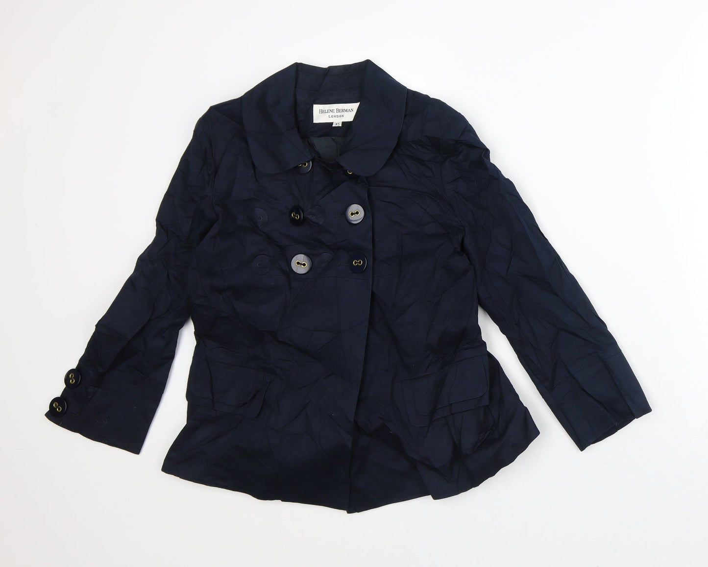 Helene Berman Womens Blue Jacket Size XS