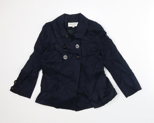 Helene Berman Womens Blue Jacket Size XS