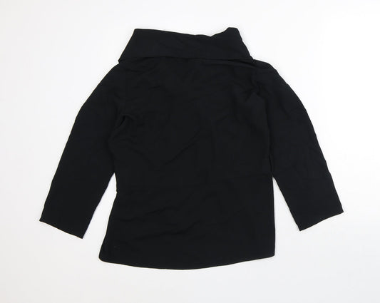 BHS Womens Black Striped Jacket Blazer Size 12
