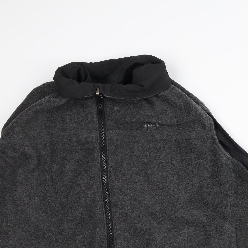 Maine Mens Grey Jacket Size L - Sleeveless
