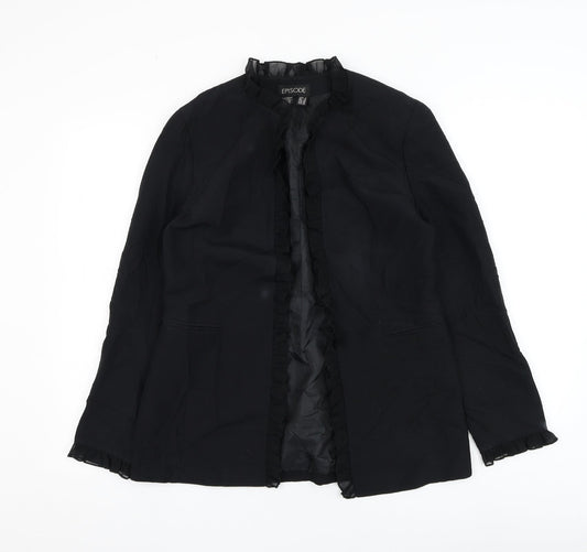 Episode Womens Black Jacket Blazer Size 6