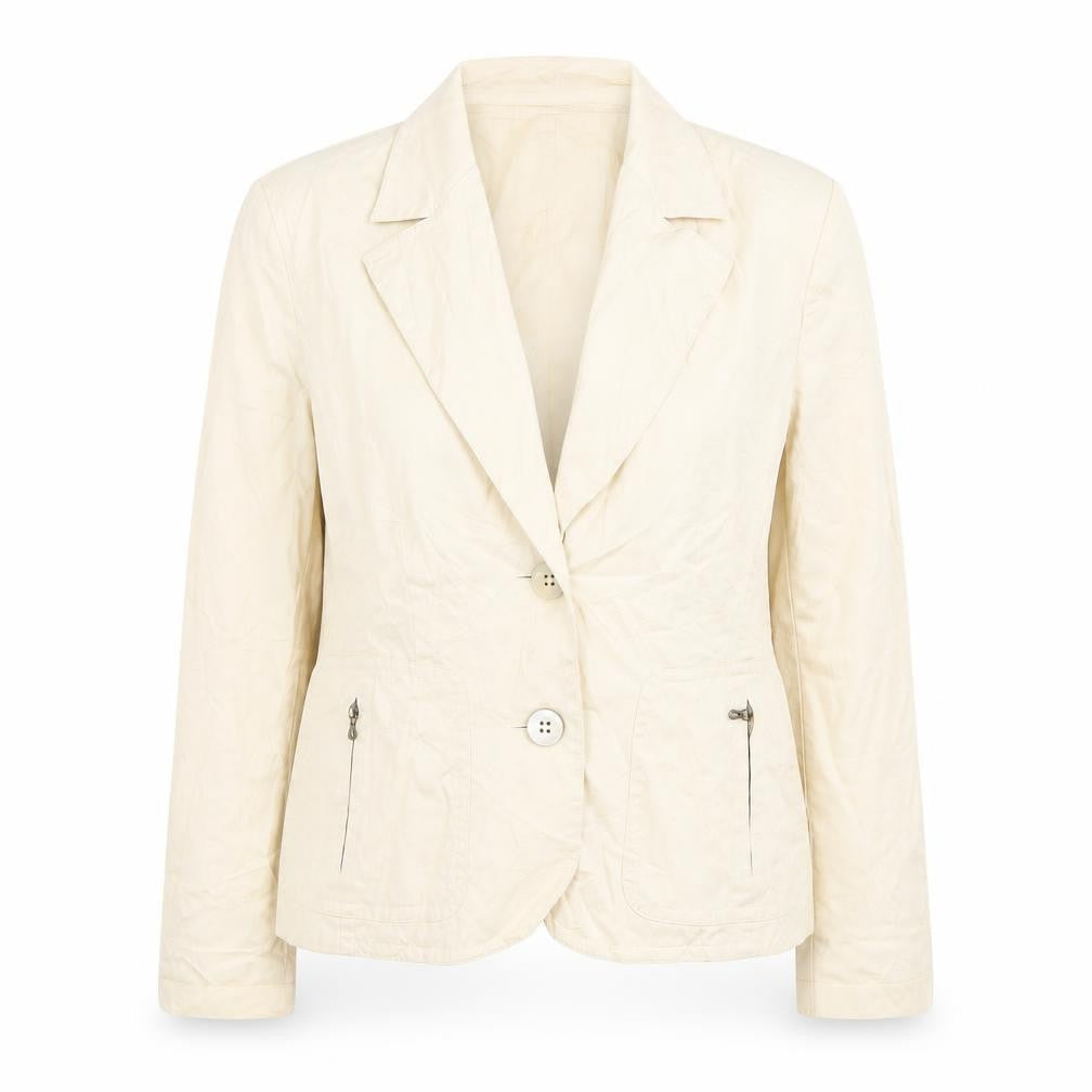 Laure! Womens Yellow Jacket Blazer Size 10 Button