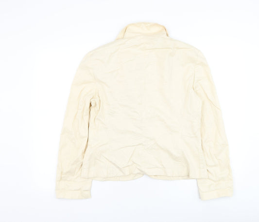 Laure! Womens Yellow Jacket Blazer Size 10 Button