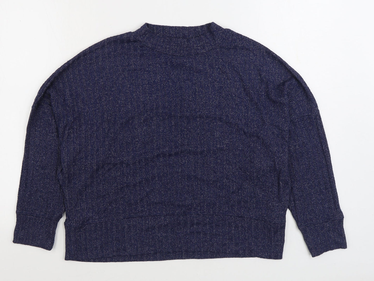 Marks and Spencer Womens Blue Viscose Pullover Sweatshirt Size 12 Pullover