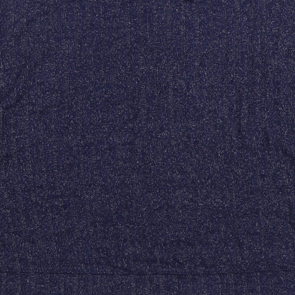 Marks and Spencer Womens Blue Viscose Pullover Sweatshirt Size 12 Pullover