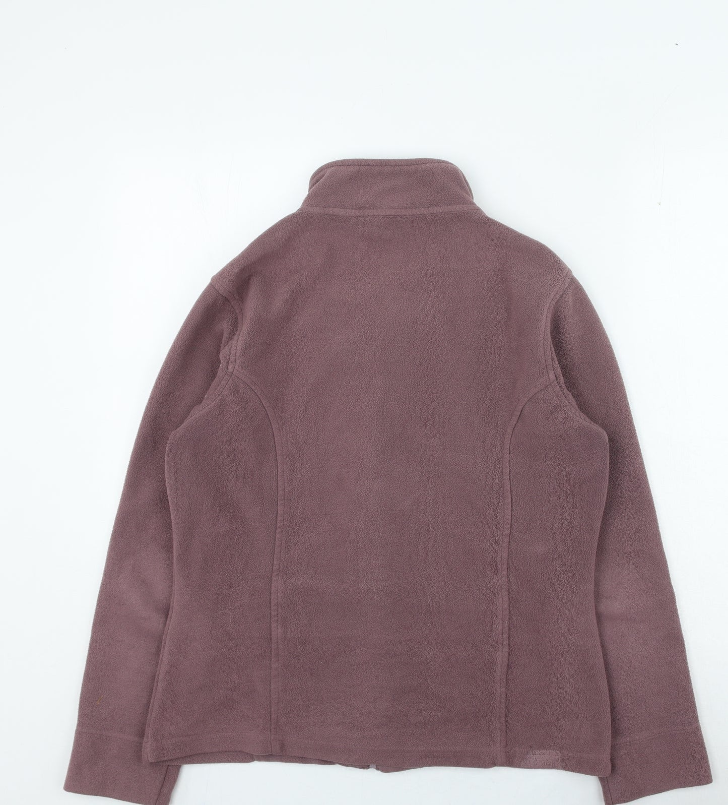 Preworn Womens Purple High Neck Polyester Full Zip Jumper Size 14