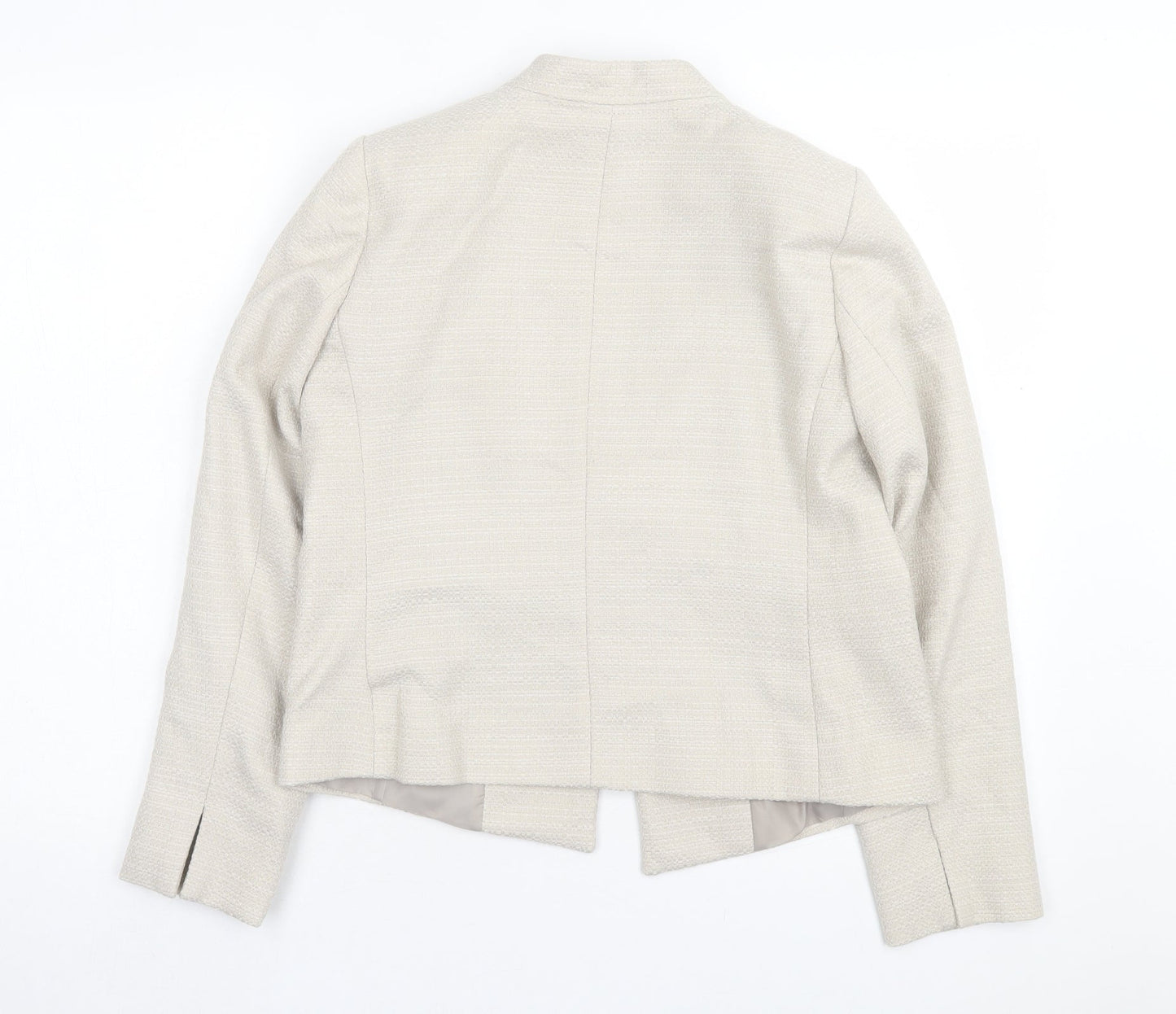 bonmarch Womens Beige Jacket Size 10