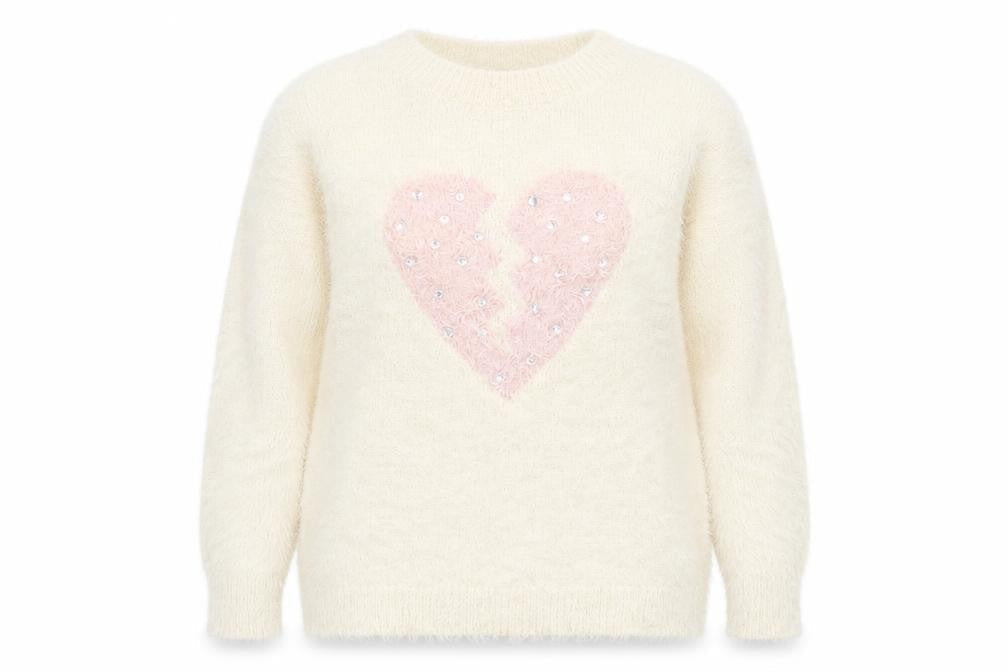 Marks and Spencer Womens Ivory Crew Neck Polyamide Pullover Jumper Size 18