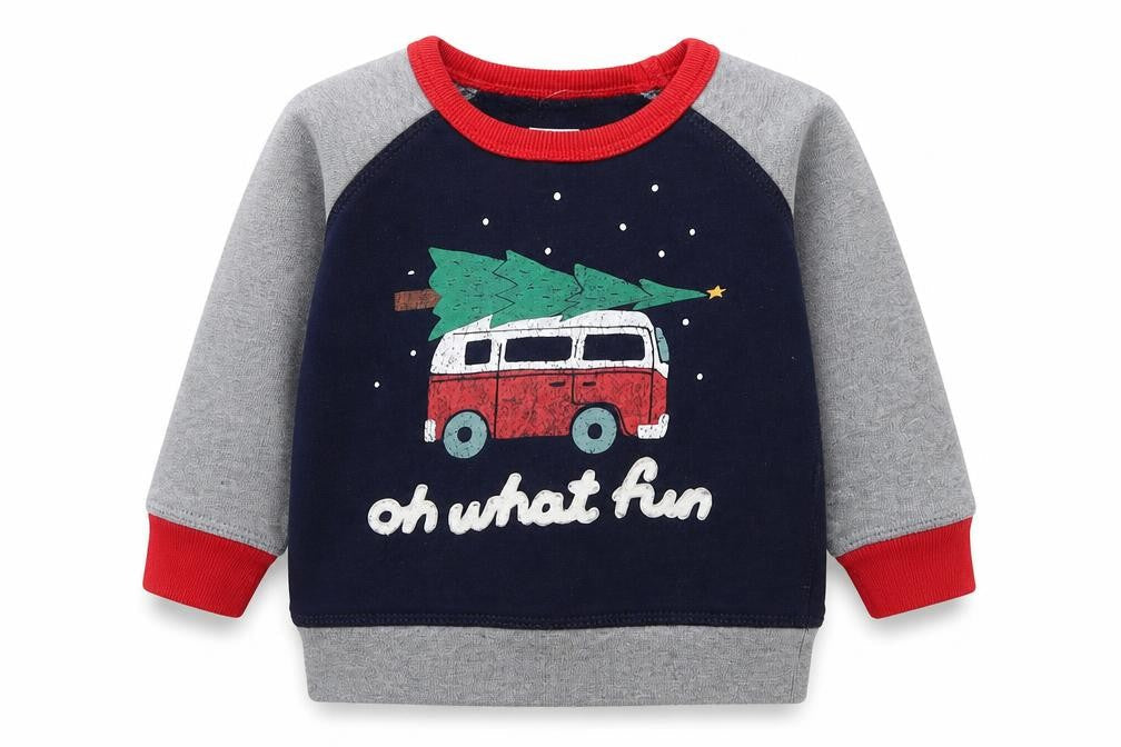 Gap Boys Blue Cotton Pullover Jumper Size 12-18 Months - Oh What Fun