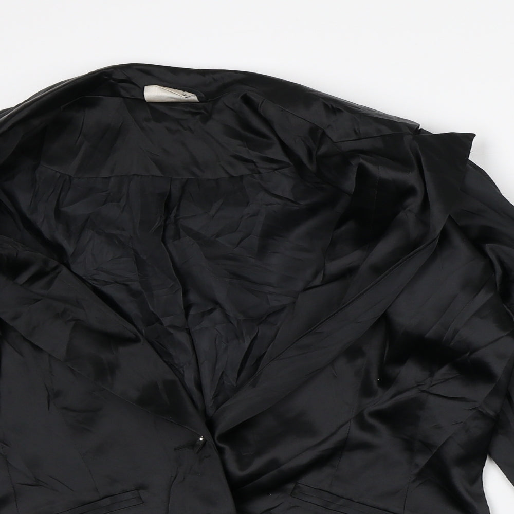 Select Womens Black Jacket Blazer Size 12