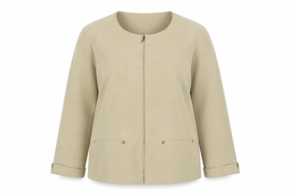 Joella Di Marco Womens Beige Jacket Size XL