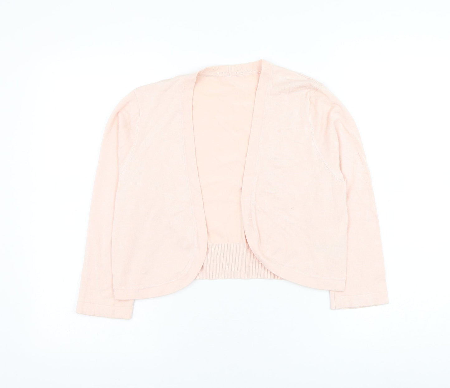 Preworn Womens Pink Square Neck Viscose Jumper Size M