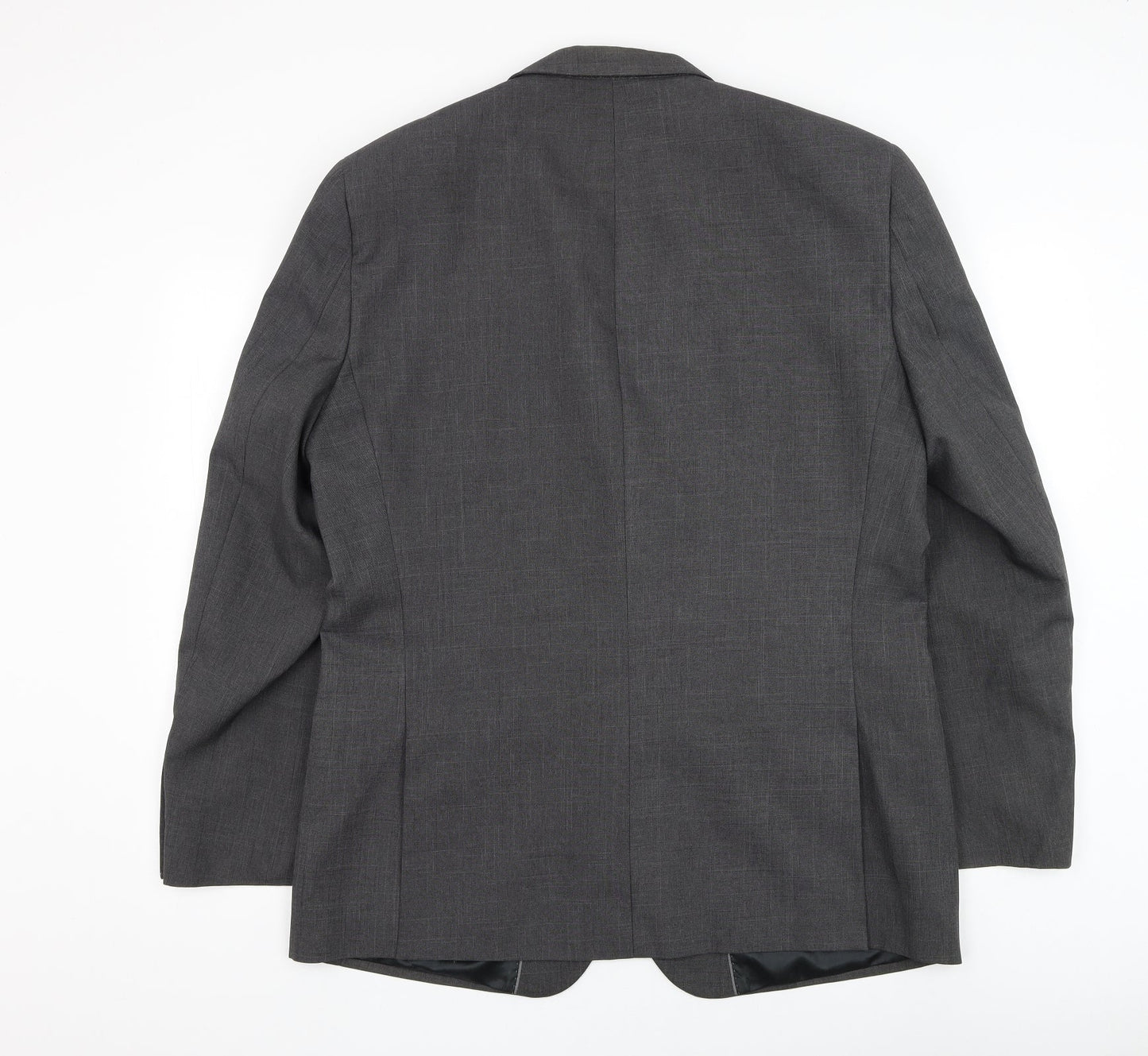 F&F Mens Grey Polyester Jacket Suit Jacket Size 44