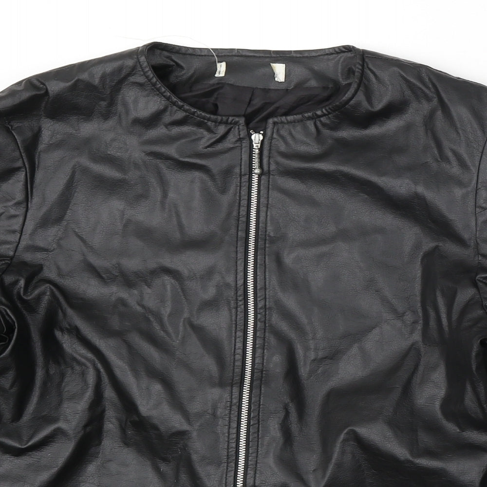 Preworn Womens Black Jacket Size M