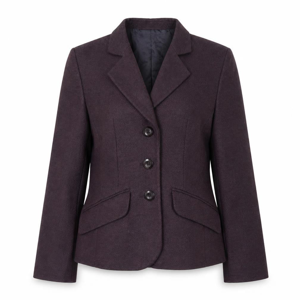Marks and Spencer Womens Purple Polyester Jacket Suit Size 8