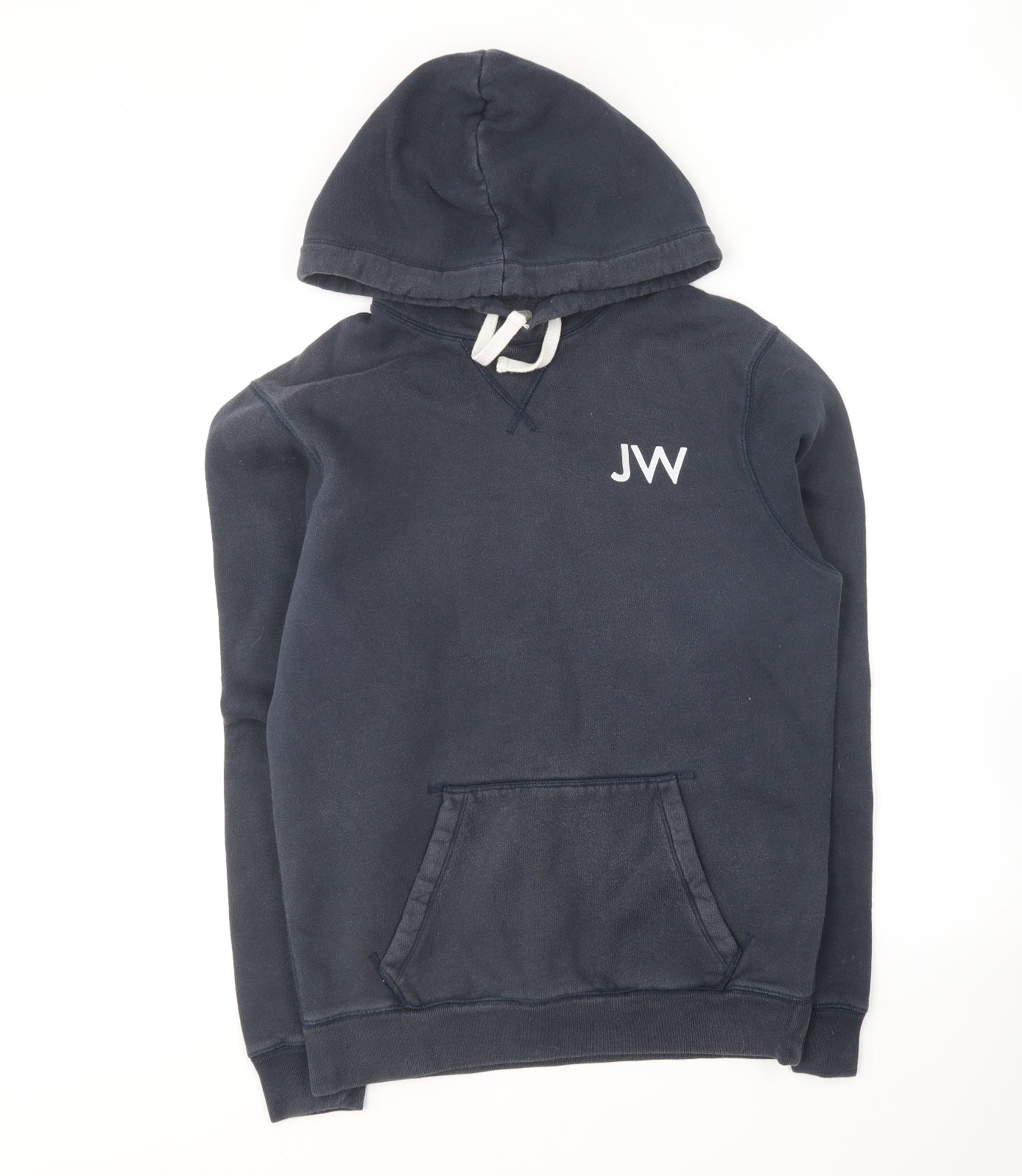 Jack Wills Womens Blue Cotton Pullover Hoodie Size XS