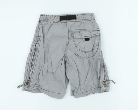 Gap Boys Grey 100% Cotton Cargo Shorts Size 5 Years Regular