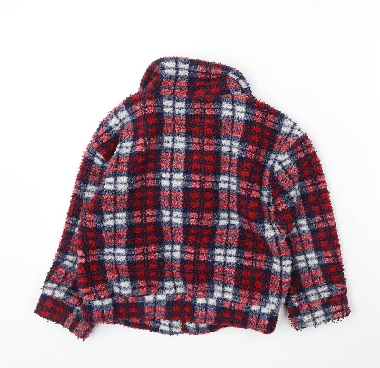 NEXT Girls Multicoloured Plaid Jacket Coat Size 6 Years