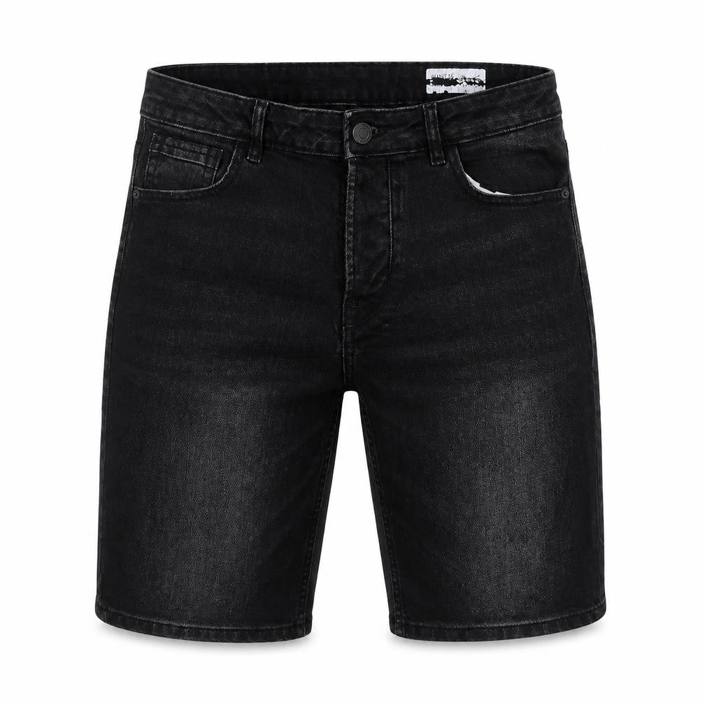 Denim & Co Mens Black Cotton Cropped Jeans Size 32 in Regular Zip
