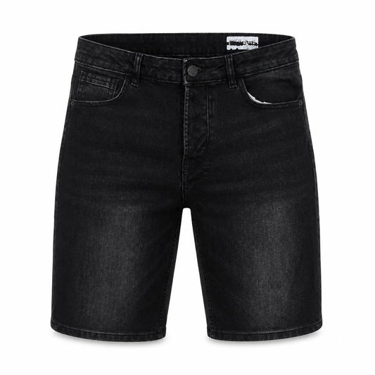 Denim & Co Mens Black Cotton Cropped Jeans Size 32 in Regular Zip