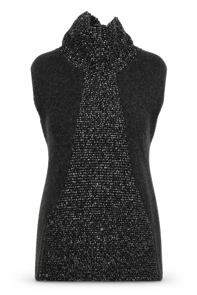 Klass Womens Grey High Neck Polyester Pullover Jumper Size M