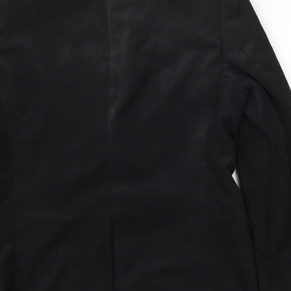 Marks and Spencer Mens Black Polyester Jacket Suit Size 40