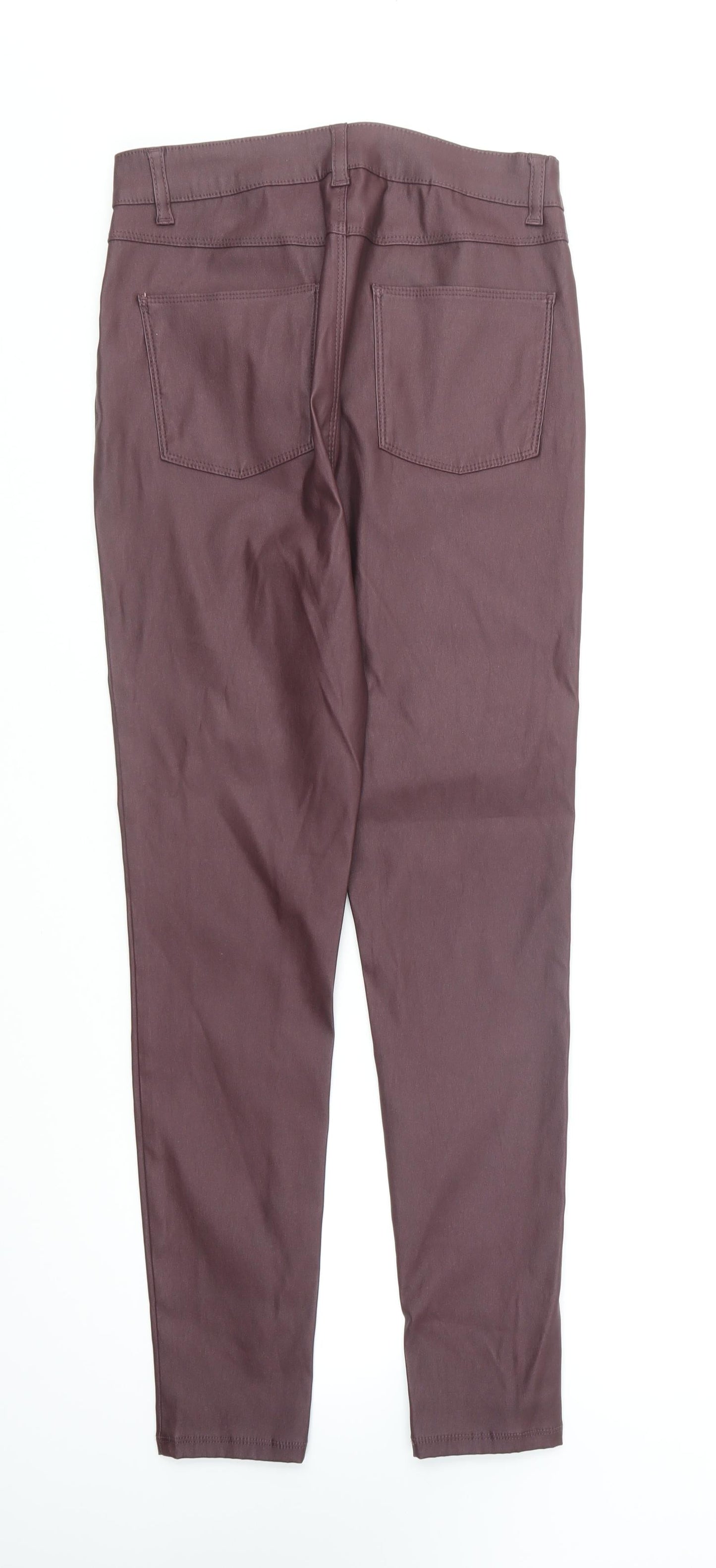 Primark Womens Purple Polyester Jegging Leggings Size 10 L29 in