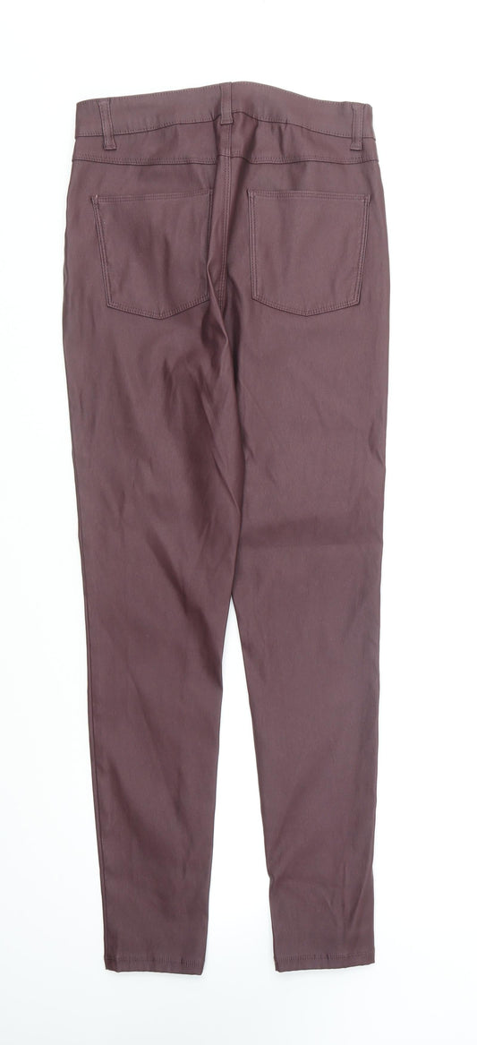 Primark Womens Purple Polyester Jegging Leggings Size 10 L29 in