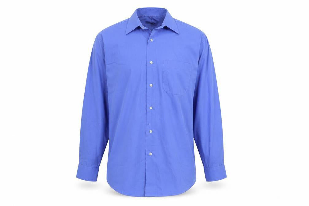 Alexander Julian Mens Blue Cotton Button-Up Size 14 Collared