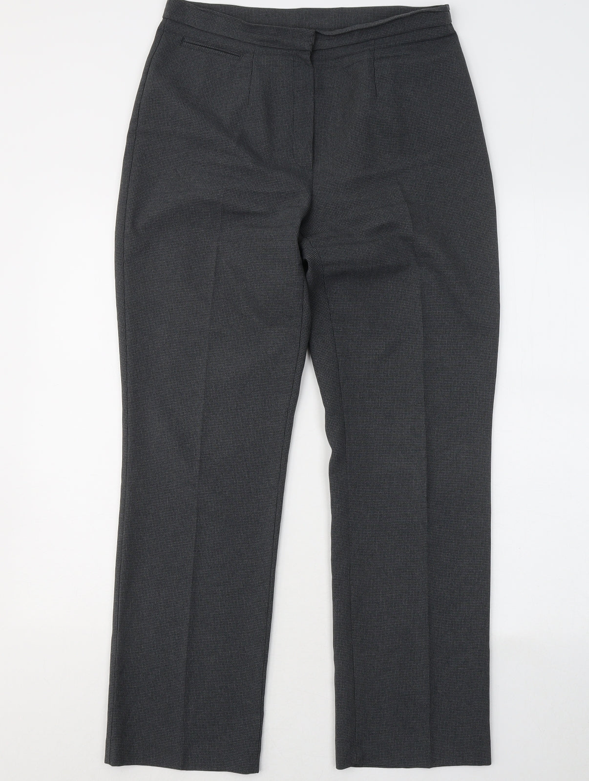 Marks and Spencer Womens Grey Polyester Sweatpants Trousers Size 10 L28 in Regular