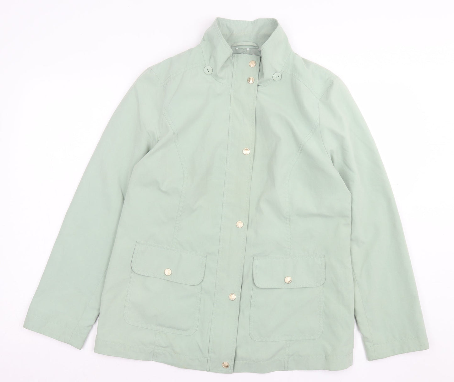 Classic Womens Green Jacket Size 12 Zip