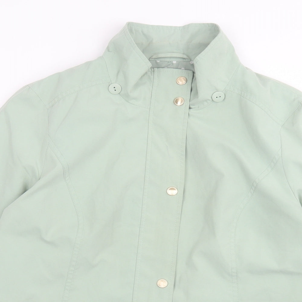 Classic Womens Green Jacket Size 12 Zip