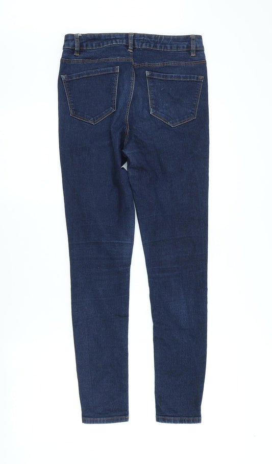 George Womens Beige Cotton Skinny Jeans Size 10 L27 in Regular