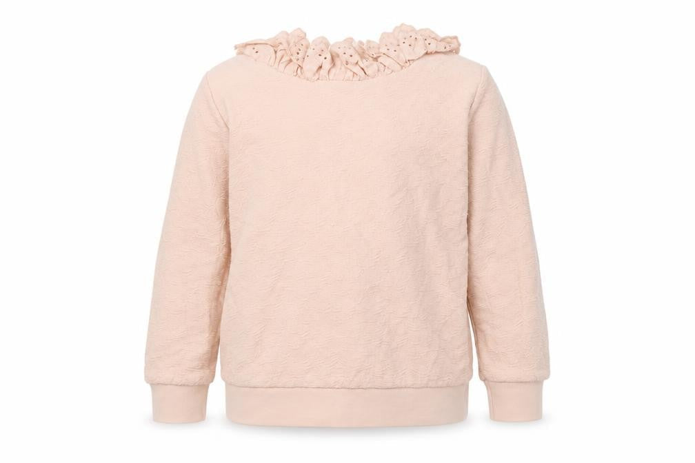 George Girls Pink Cotton Pullover Sweatshirt Size 2-3 Years