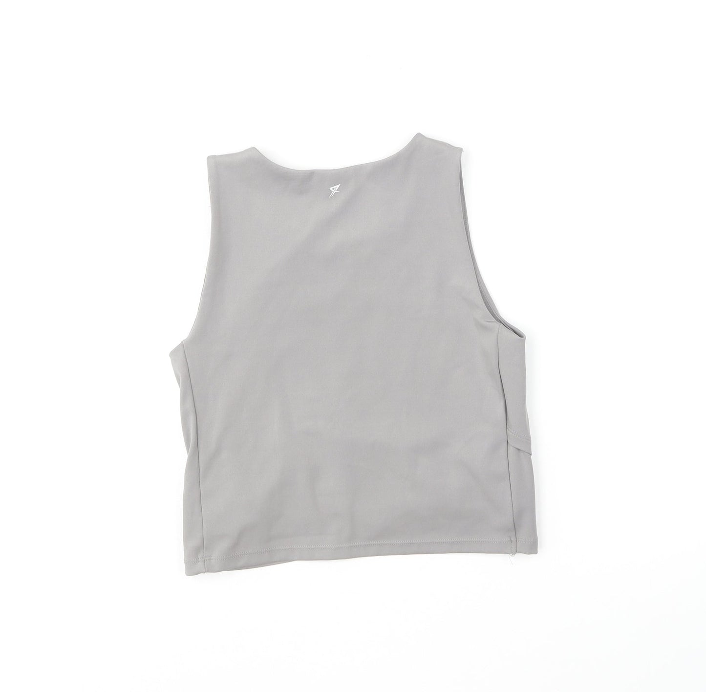Primark Womens Grey Polyester Cropped Tank Size XS Round Neck