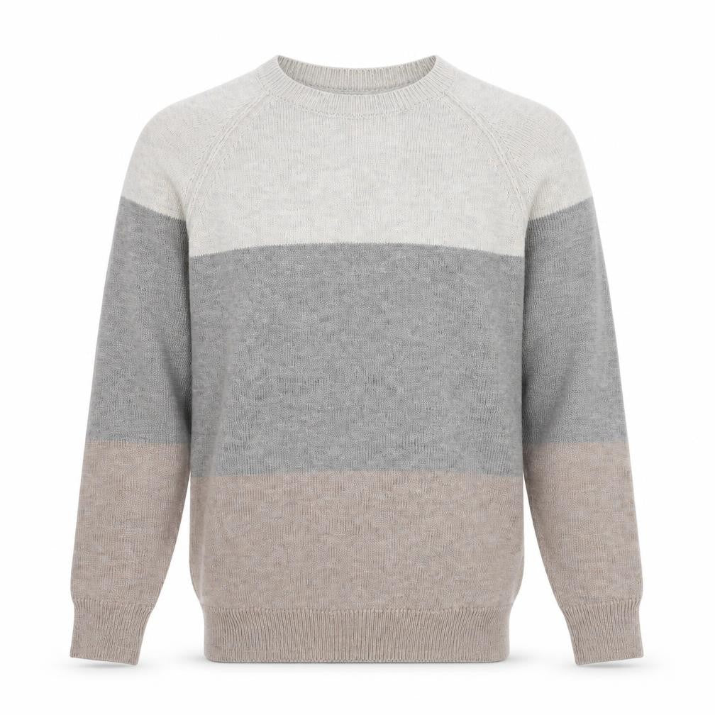 Marks and Spencer Mens Grey Round Neck Polyamide Pullover Jumper Size S