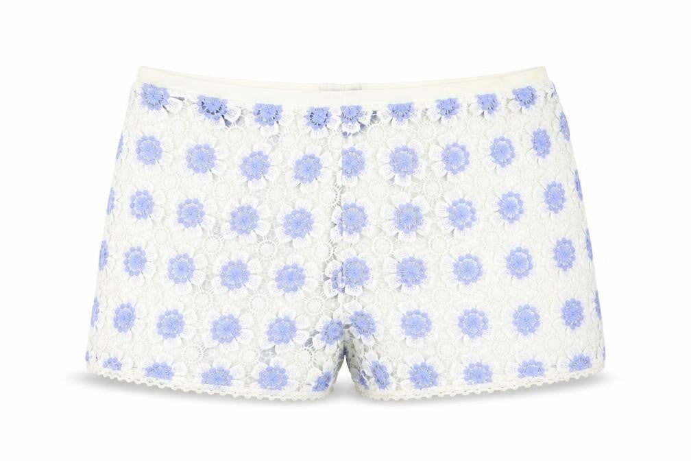 Atmosphere Womens White Floral Polyester Mom Shorts Size M L4 in Regular