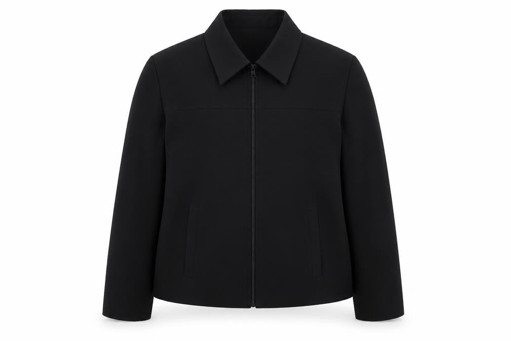 AMARANTO Womens Black Jacket Size 16 Zip