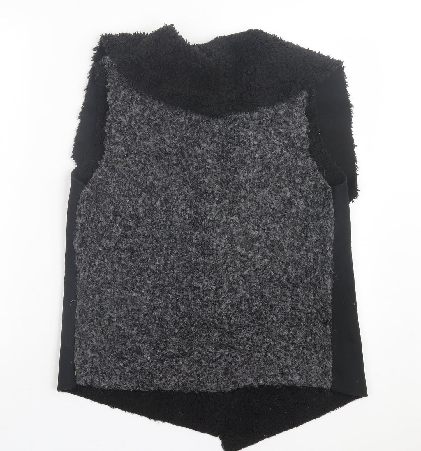 Marks and Spencer Womens Black V-Neck Polyester Cardigan Jumper Size S