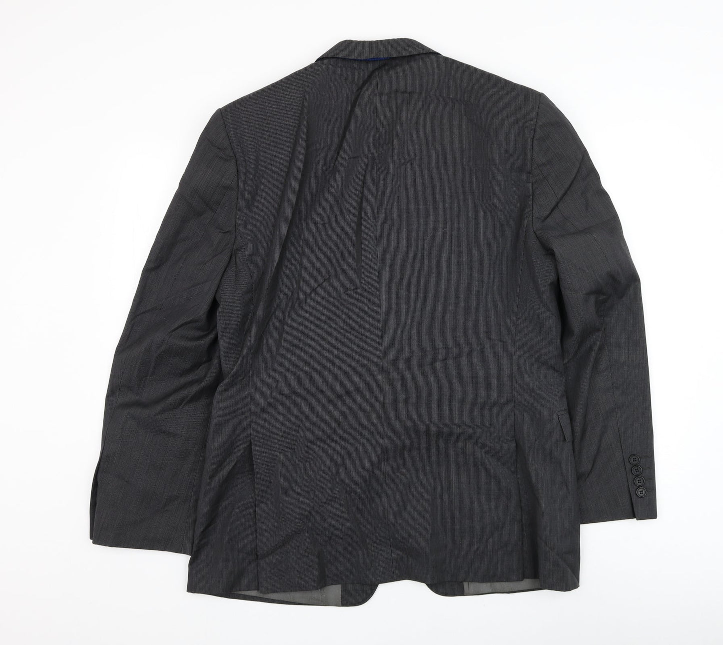 French Connection Mens Grey Wool Jacket Suit Jacket Size 40
