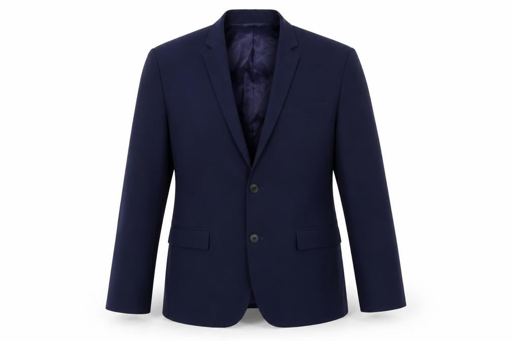 Primark Mens Blue Polyester Jacket Blazer Size 40