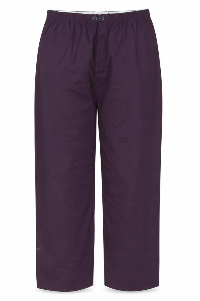 Marks and Spencer Womens Purple Polyester Trousers Size L L30 in Regular